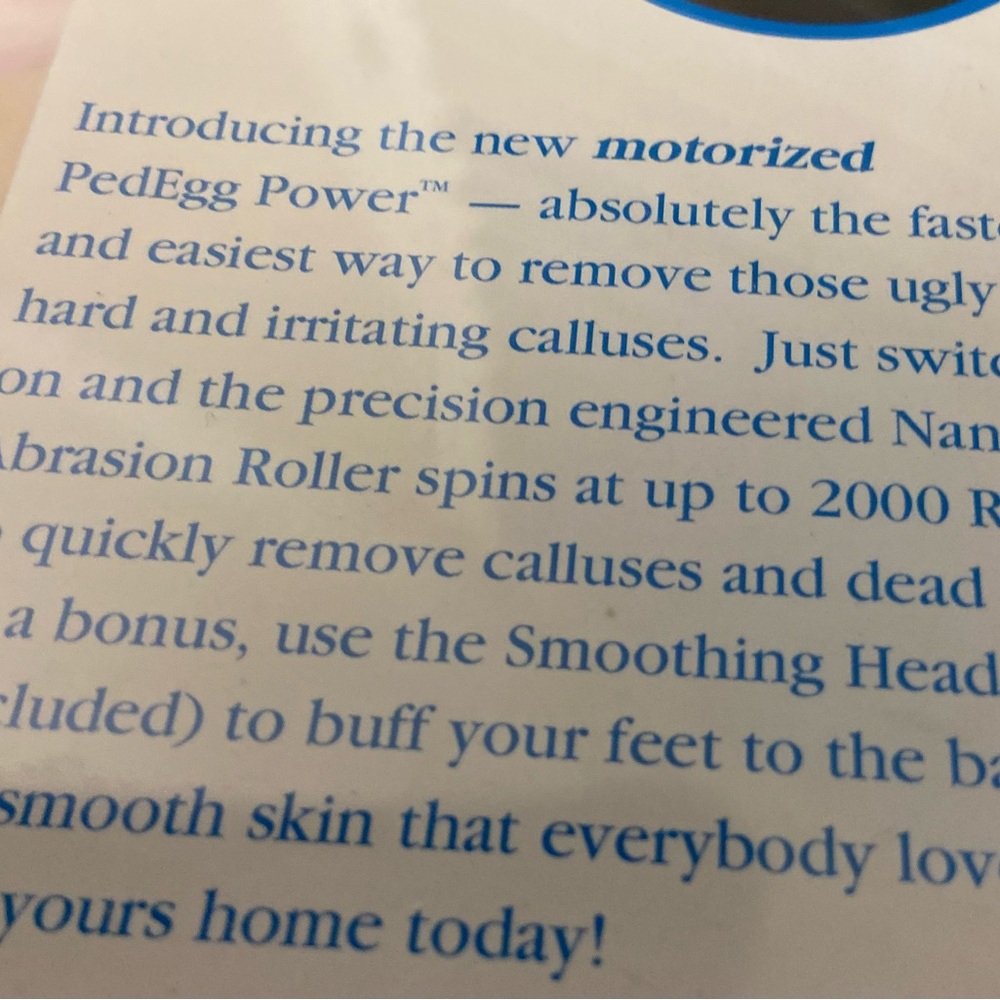 Ped Egg Power Cordless Electric Callus Remover - Picture 3 of 3